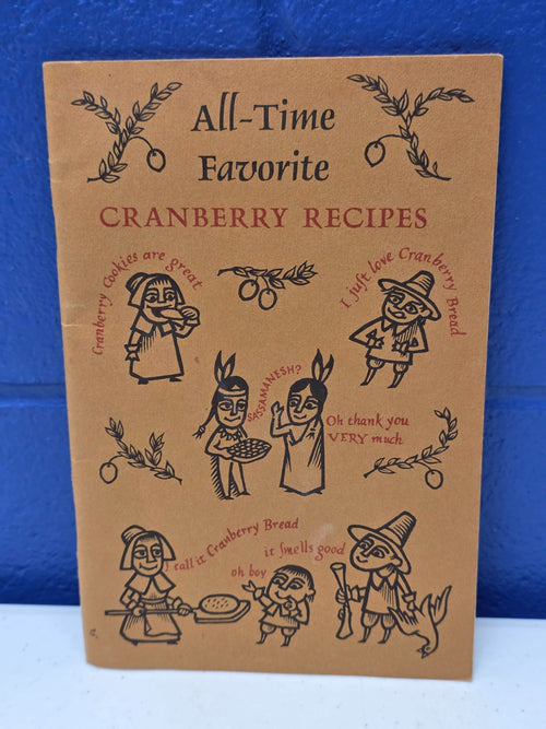 All-Time Favorite Cranberry Recipes - Vintage Ocean Spray Brand Cookbook - THIN