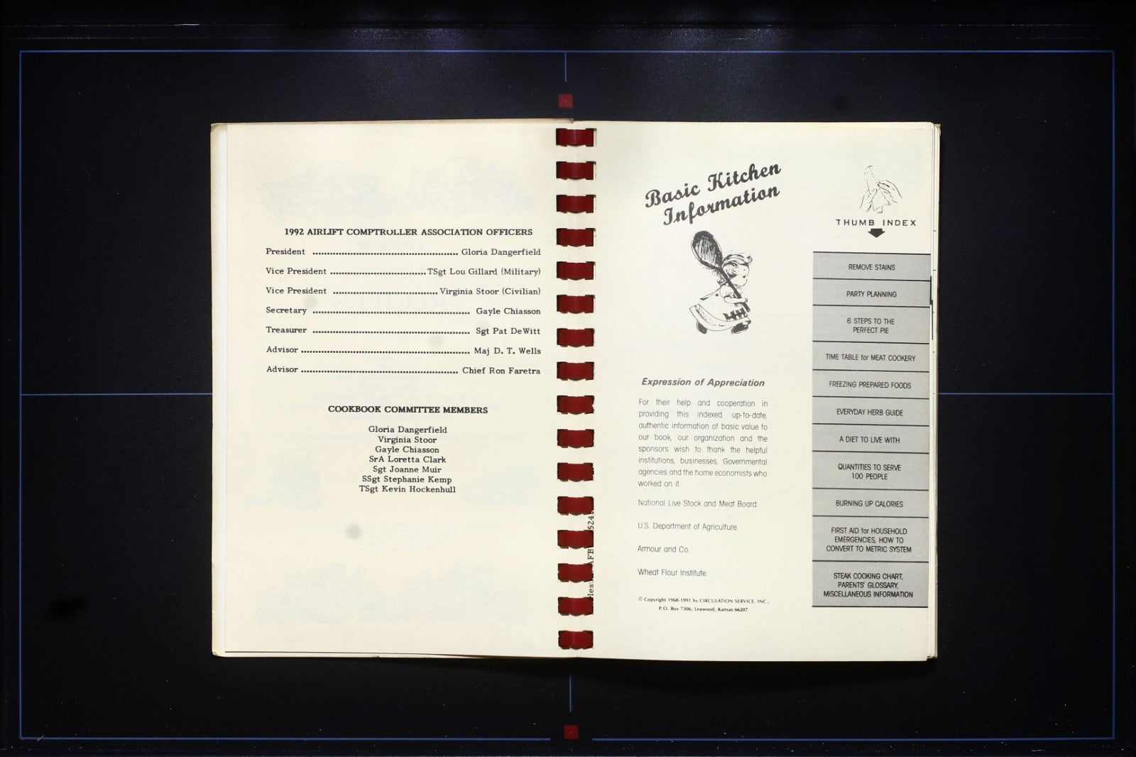 Charleston AFB SC Cookbook (1991) - Vintage USAF Recipes