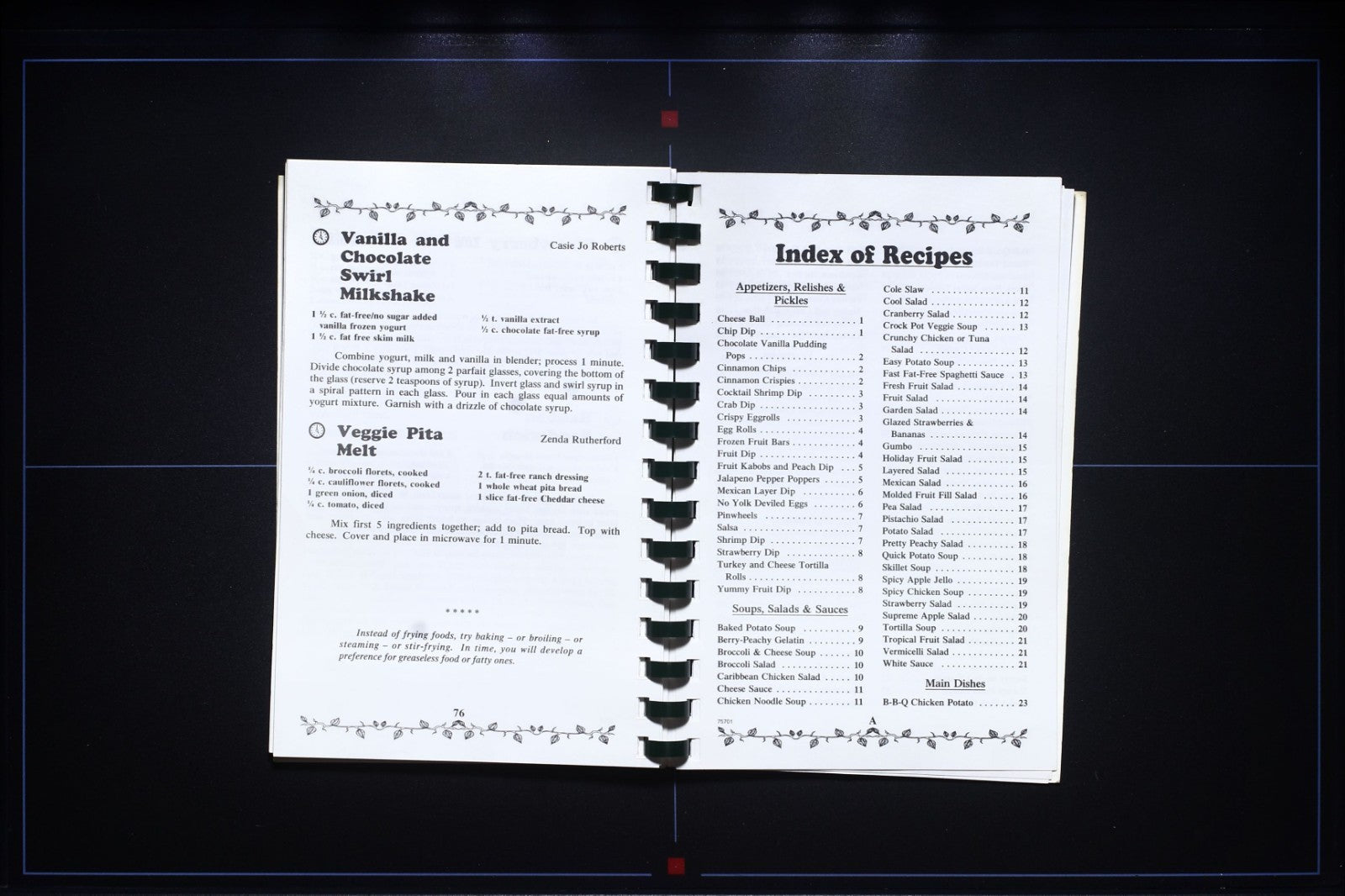 Zenda's Recipe for a New Life (2001) - Rutherford Cookbook