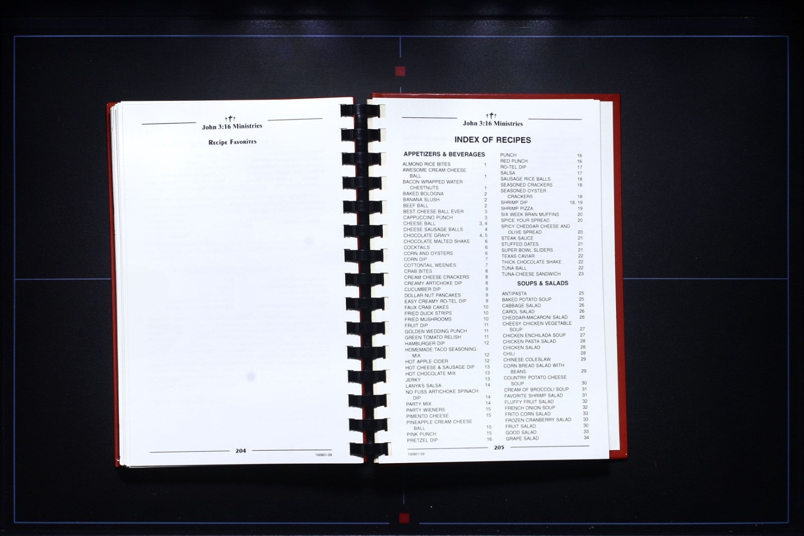 John 3:16 Ministries (2009) Cookbook - Vintage Recipes - Arkansas