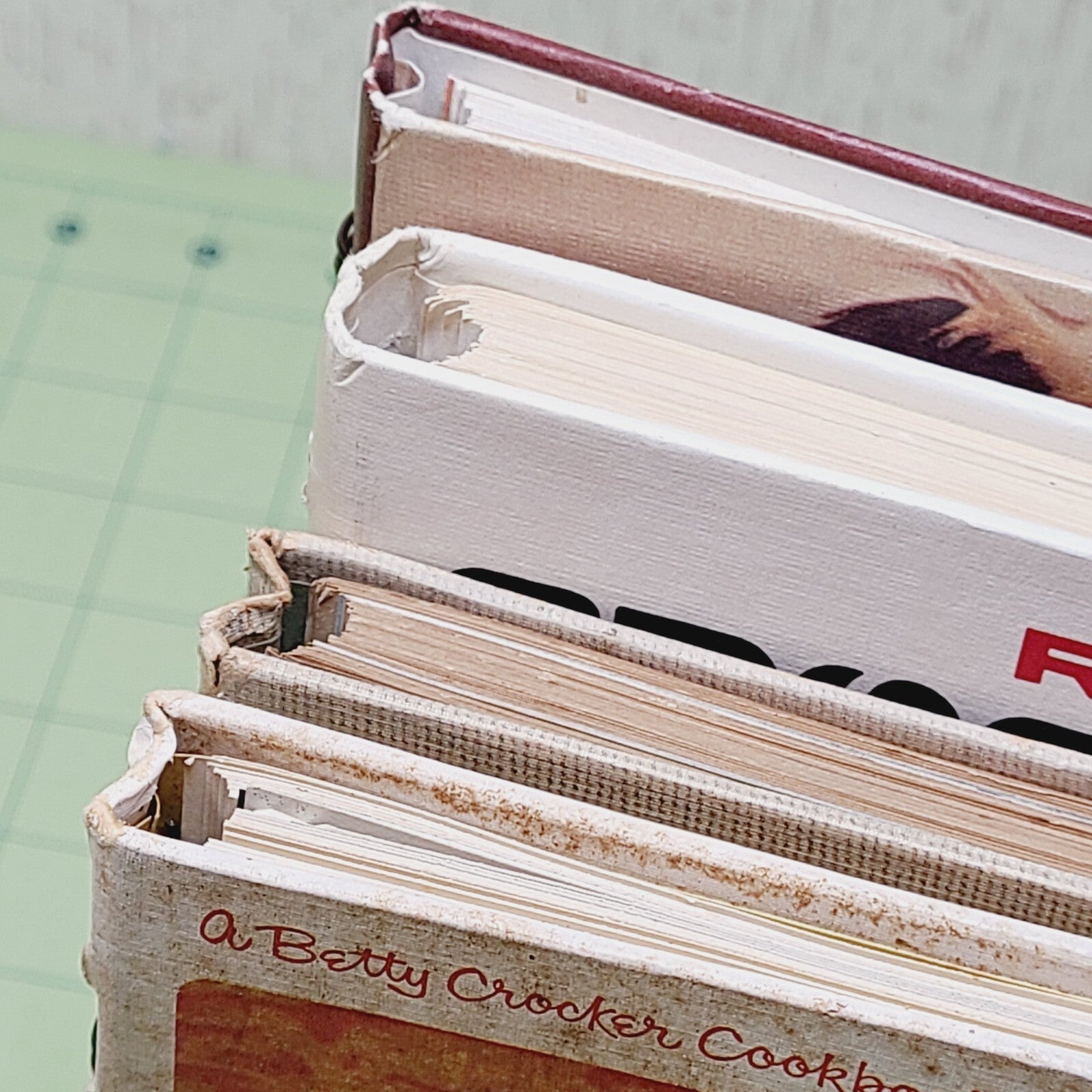 Lot of 4 - Spiral Cookbooks - Vintage: Hershey's, Bisquick, Betty Crocker, Rival