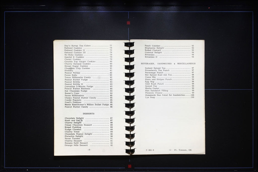 Ft. Towson Baptist Church Cookbook (1979) - Oklahoma Vintage Recipes
