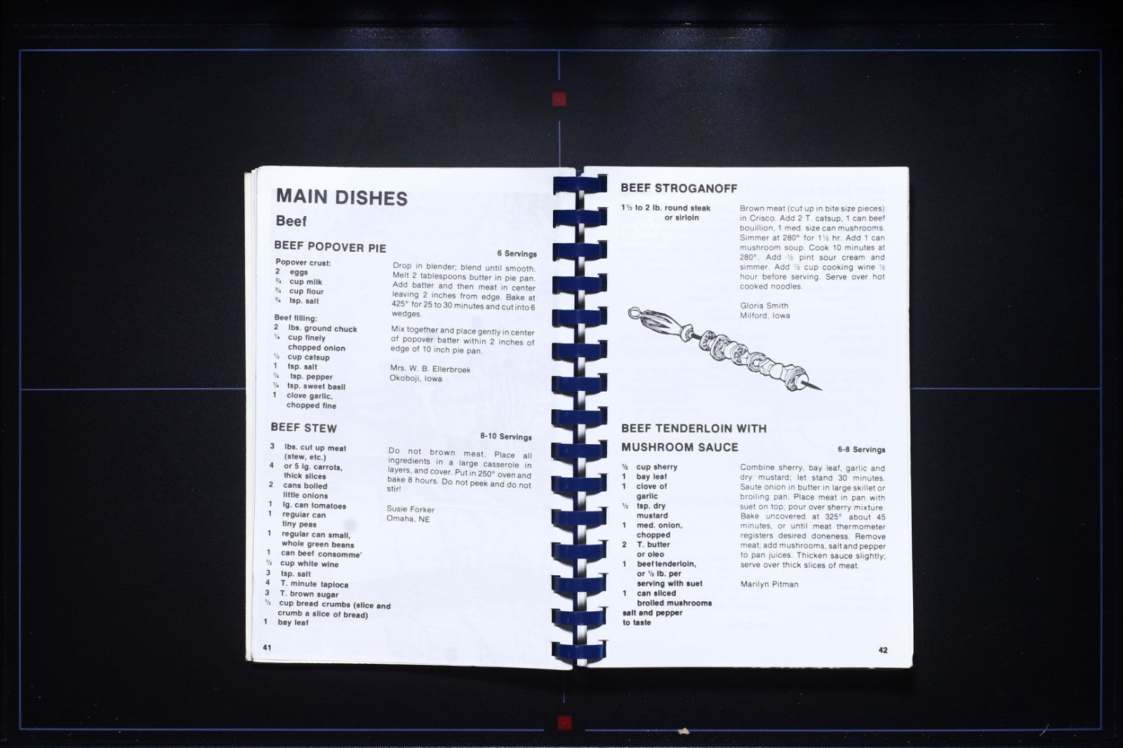 University of Okoboji Cookbook (1980) - Iowa - Vintage Recipes 