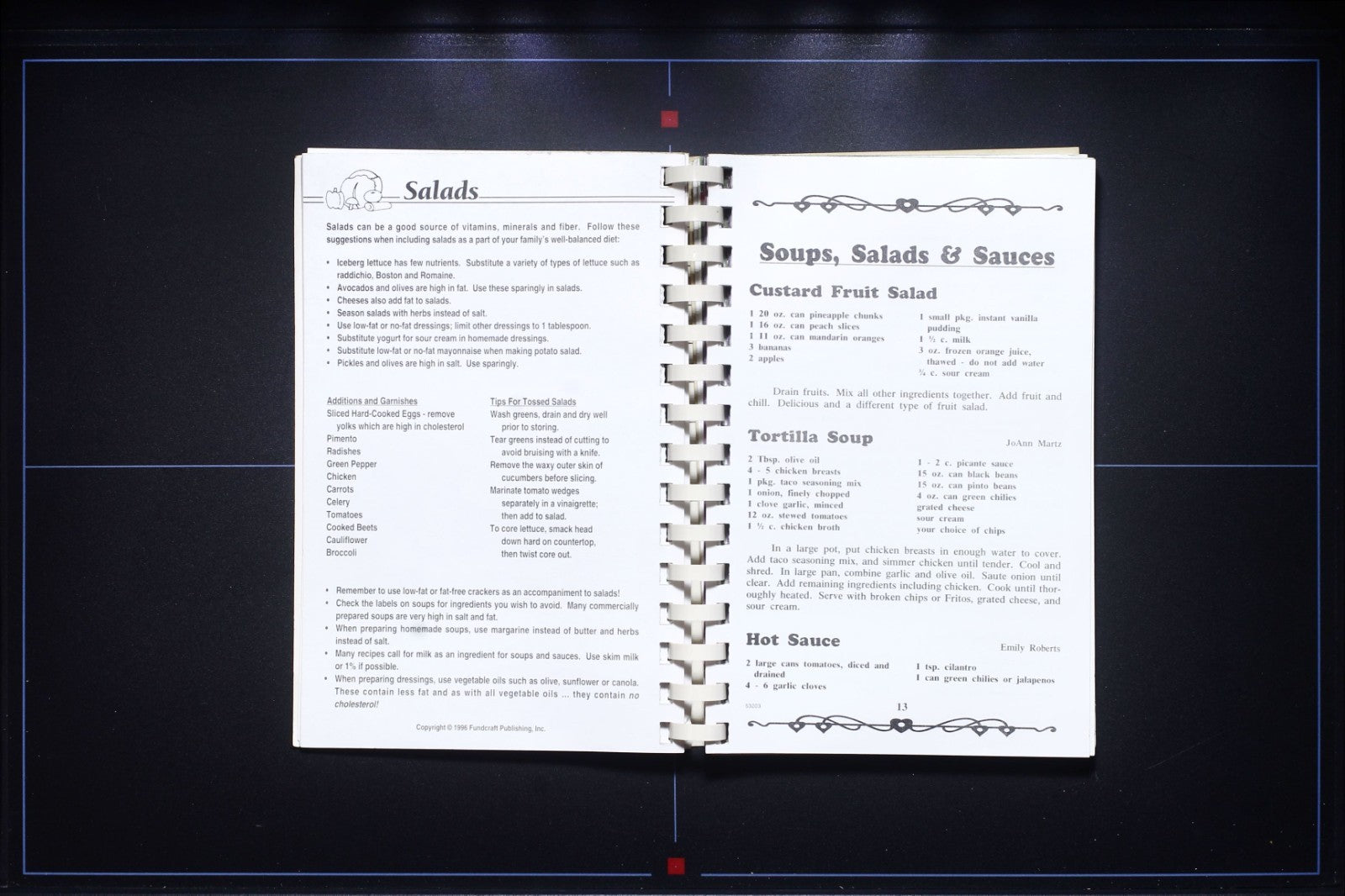 Heart & Soul Cookbook - Rehabilitation Support - Little Rock, Arkansas (2003)