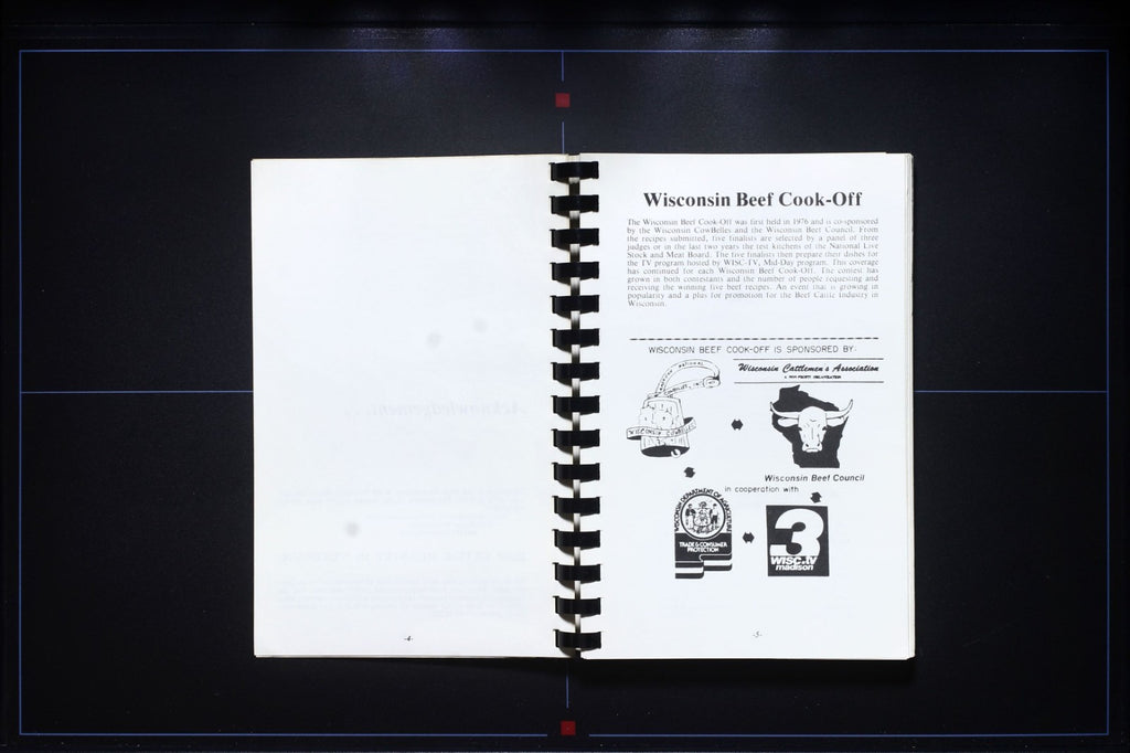 Wisconsin Beef Cook-Off Cookbook (1985) - Vintage Recipes - Meats