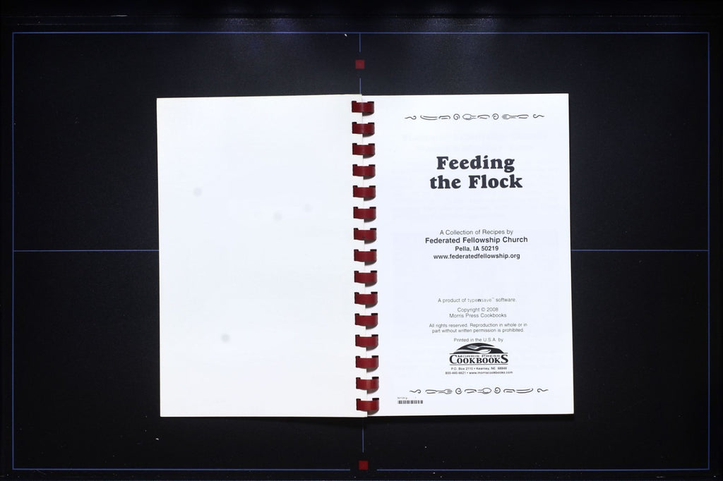 Federated Fellowship Church Cookbook (2008) - Pella, Iowa - Recipes