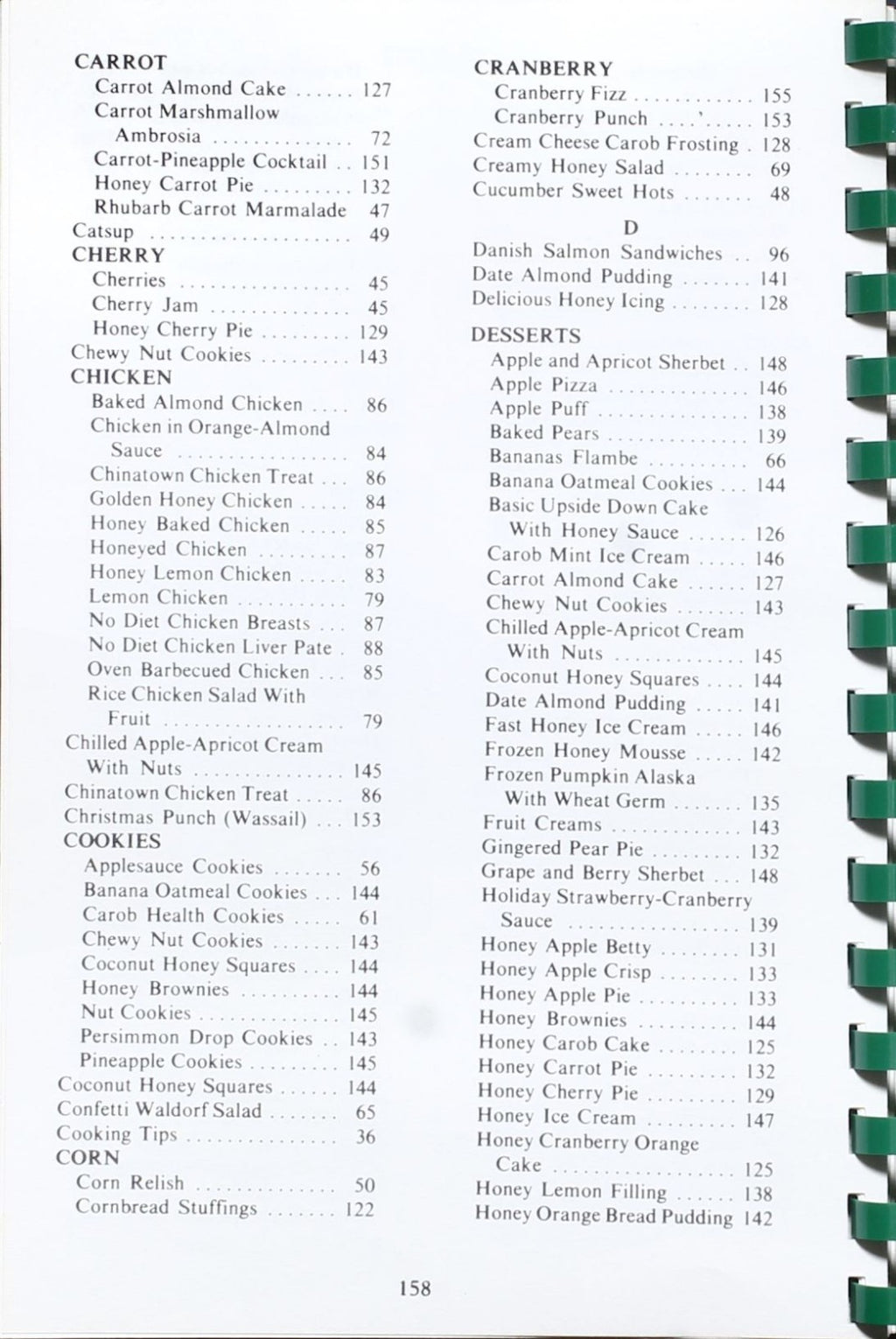 Here's to you, Honey! - Sugarless Cookbook - Joe Parkhill - Plastic Comb Binding