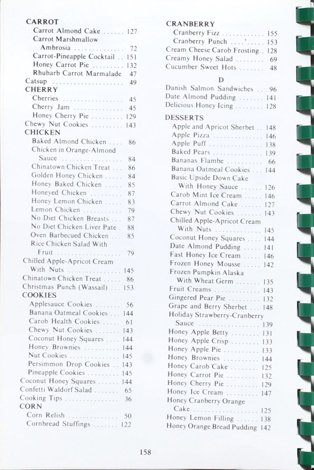 Here's to you, Honey! - Sugarless Cookbook - Joe Parkhill - Plastic Comb Binding