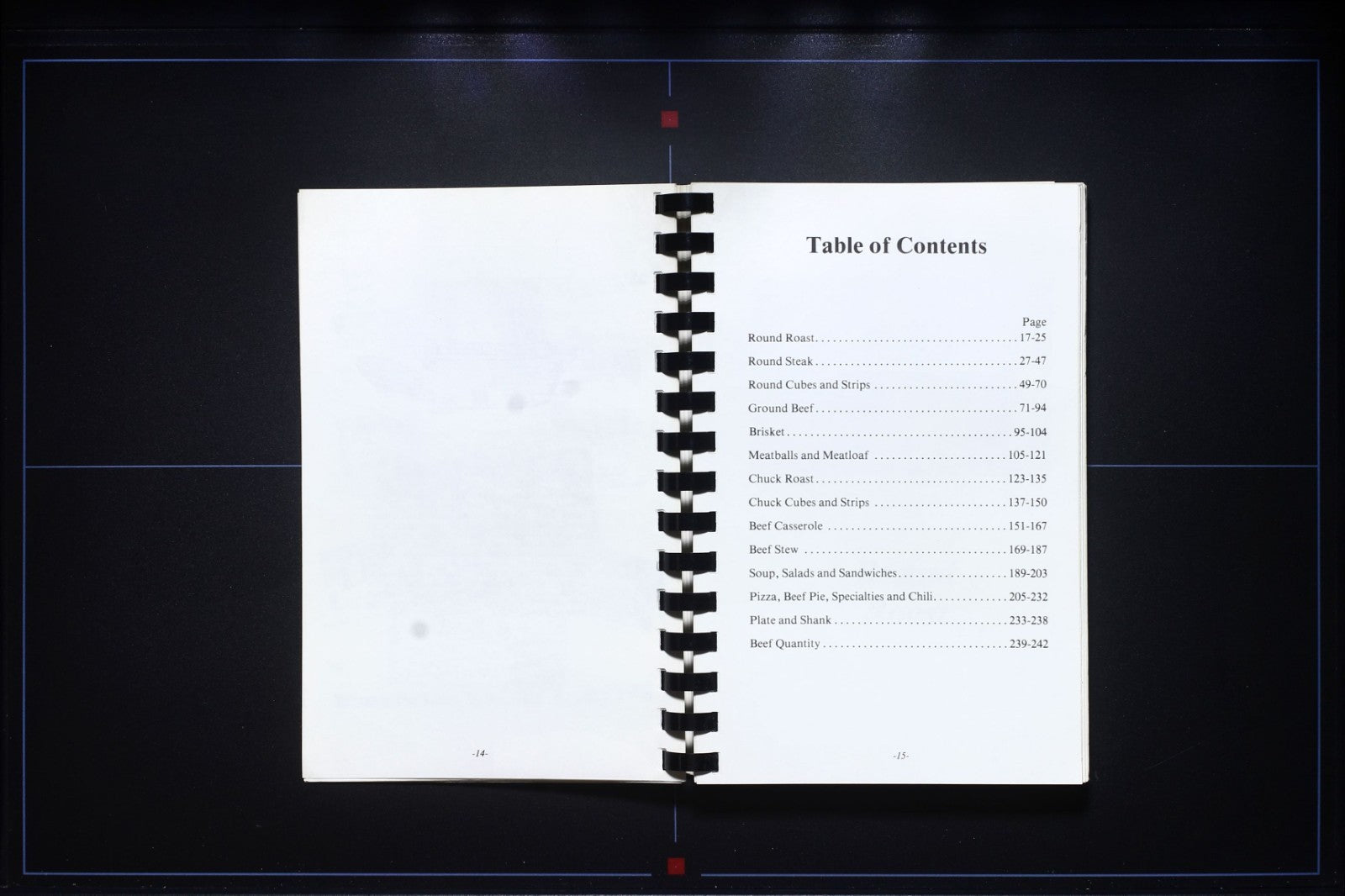 Wisconsin Beef Cook-Off Cookbook (1985) - Vintage Recipes - Meats