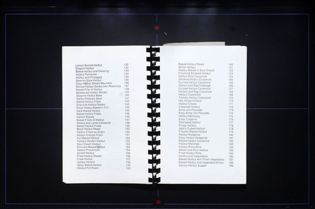 Alaskan Halibut Recipes (1989) - Anchorage, Alaska - Cookbook