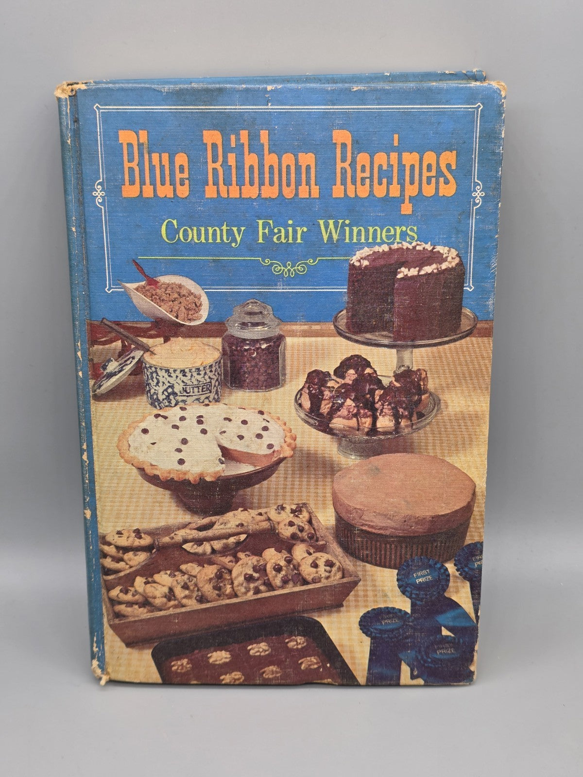 Blue Ribbon Recipes County Fair Winners Vintage 1968 Cookbook Hardcover 