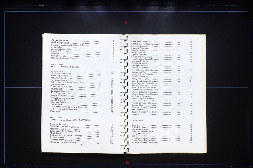 Senior Center Cookbook (1979) - Owensboro Daviess County Kentucky