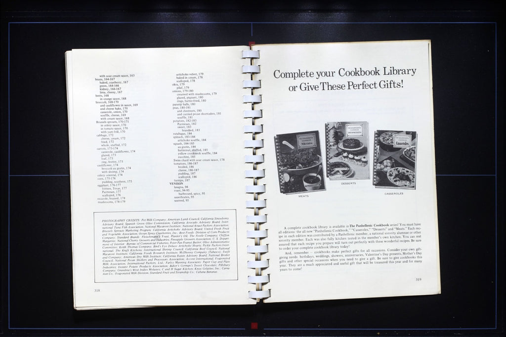 The Panhellenic Cookbook - Montgomery, Alabama - Vintage Recipes