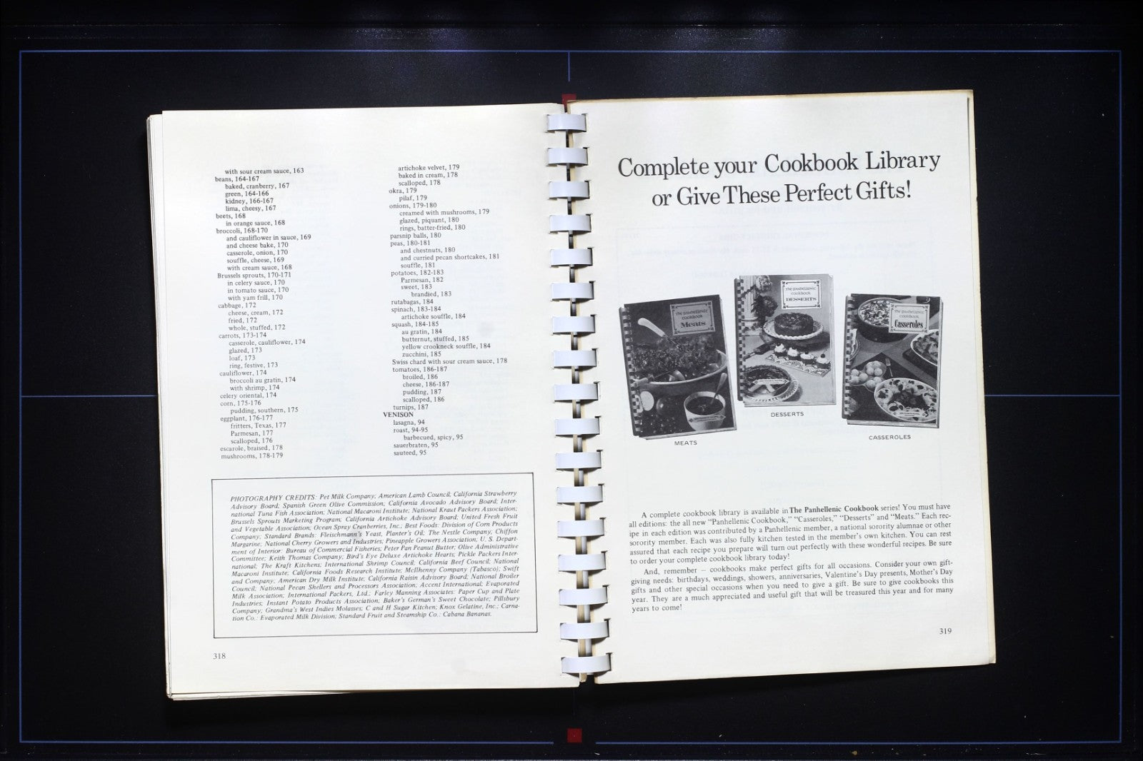 The Panhellenic Cookbook - Montgomery, Alabama - Vintage Recipes