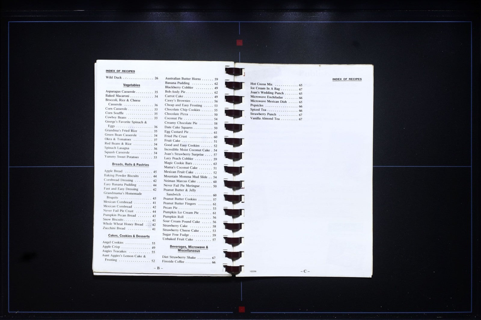 First United Pentecostal Church Cookbook - Heber Springs, Arkansas - Thin Book