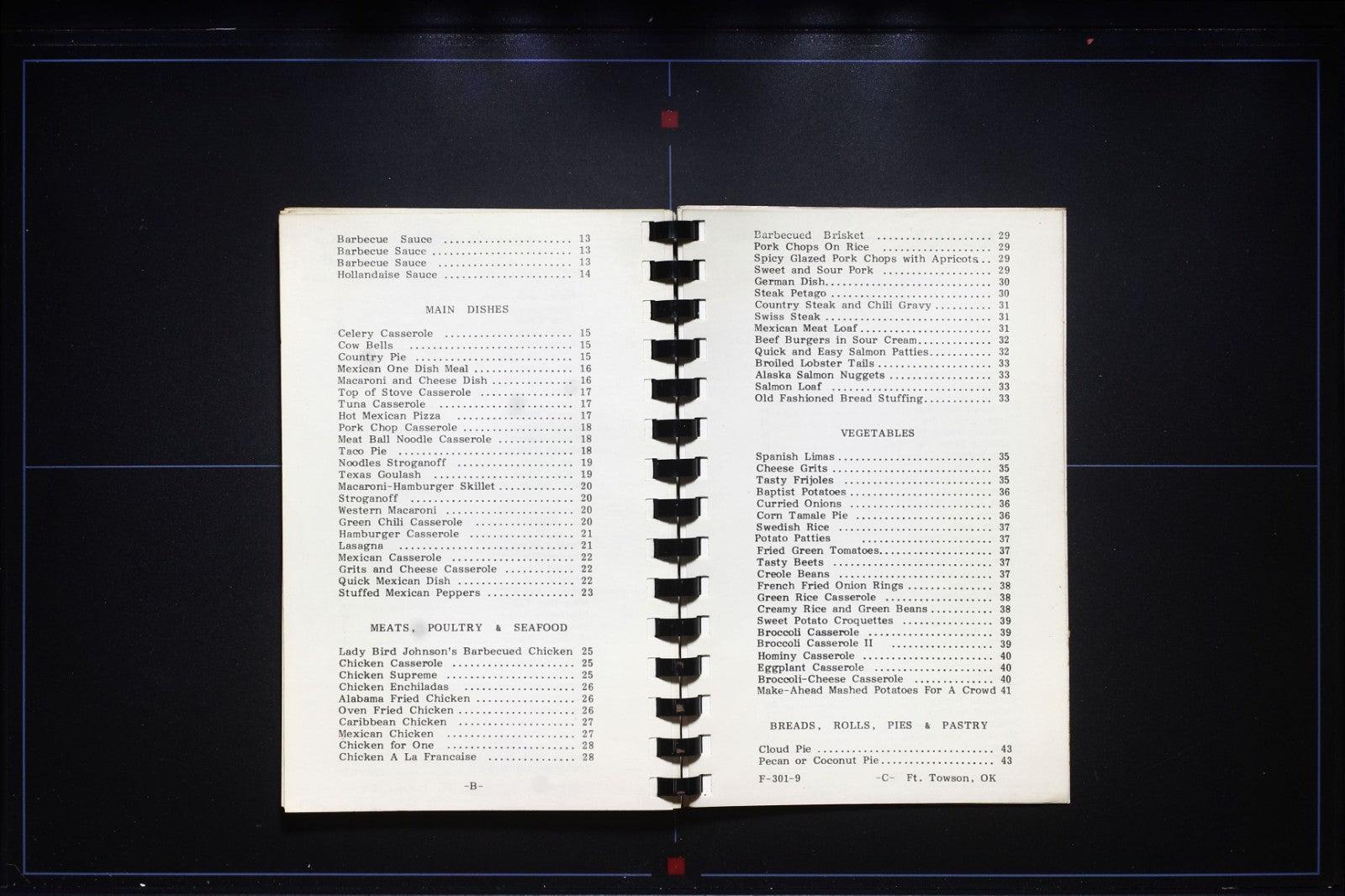 Ft. Towson Baptist Church Cookbook (1979) - Oklahoma Vintage Recipes