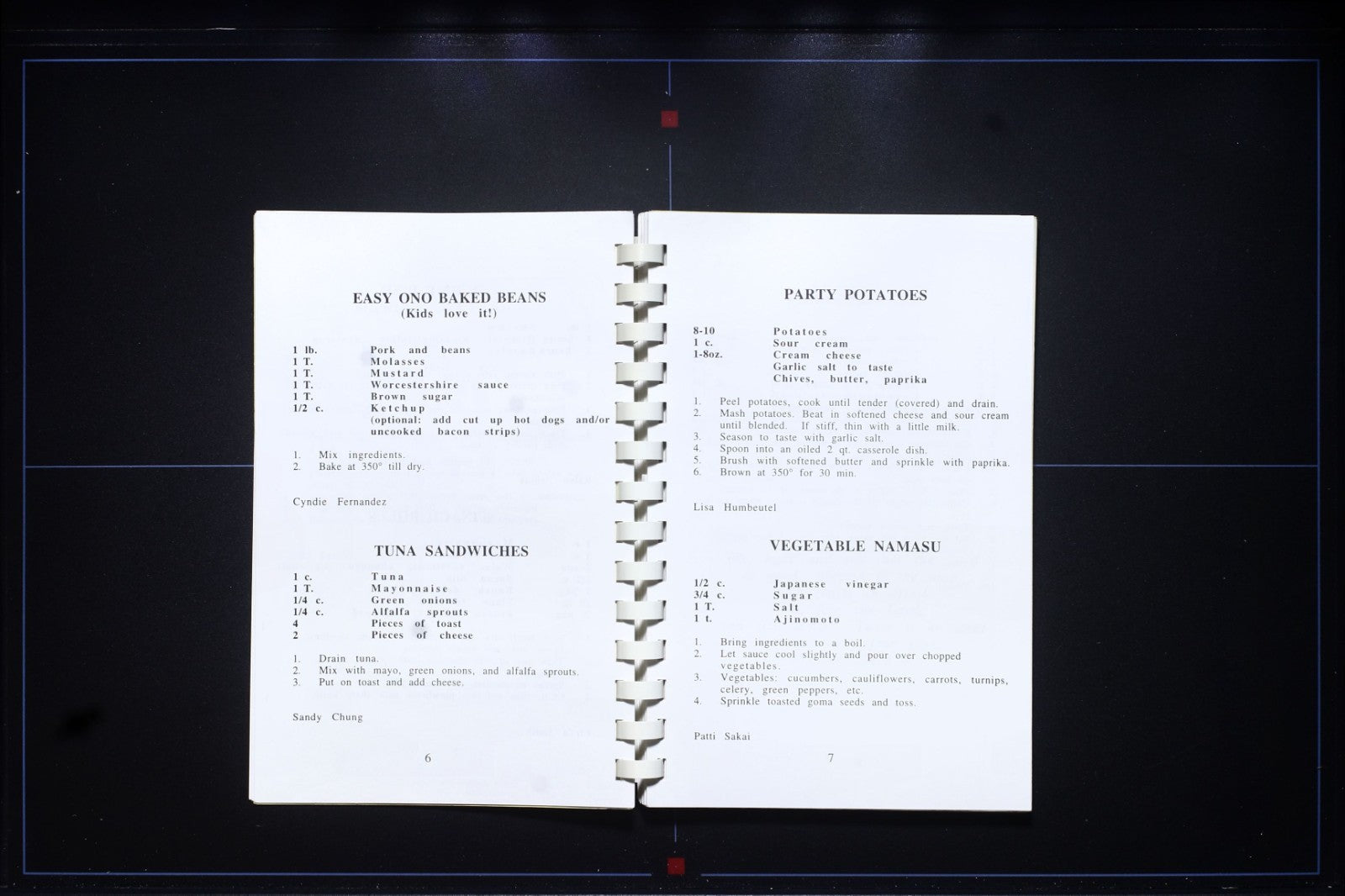 King's Way Christian Academy Cookbook - Hawaii Division - Vintage Recipes