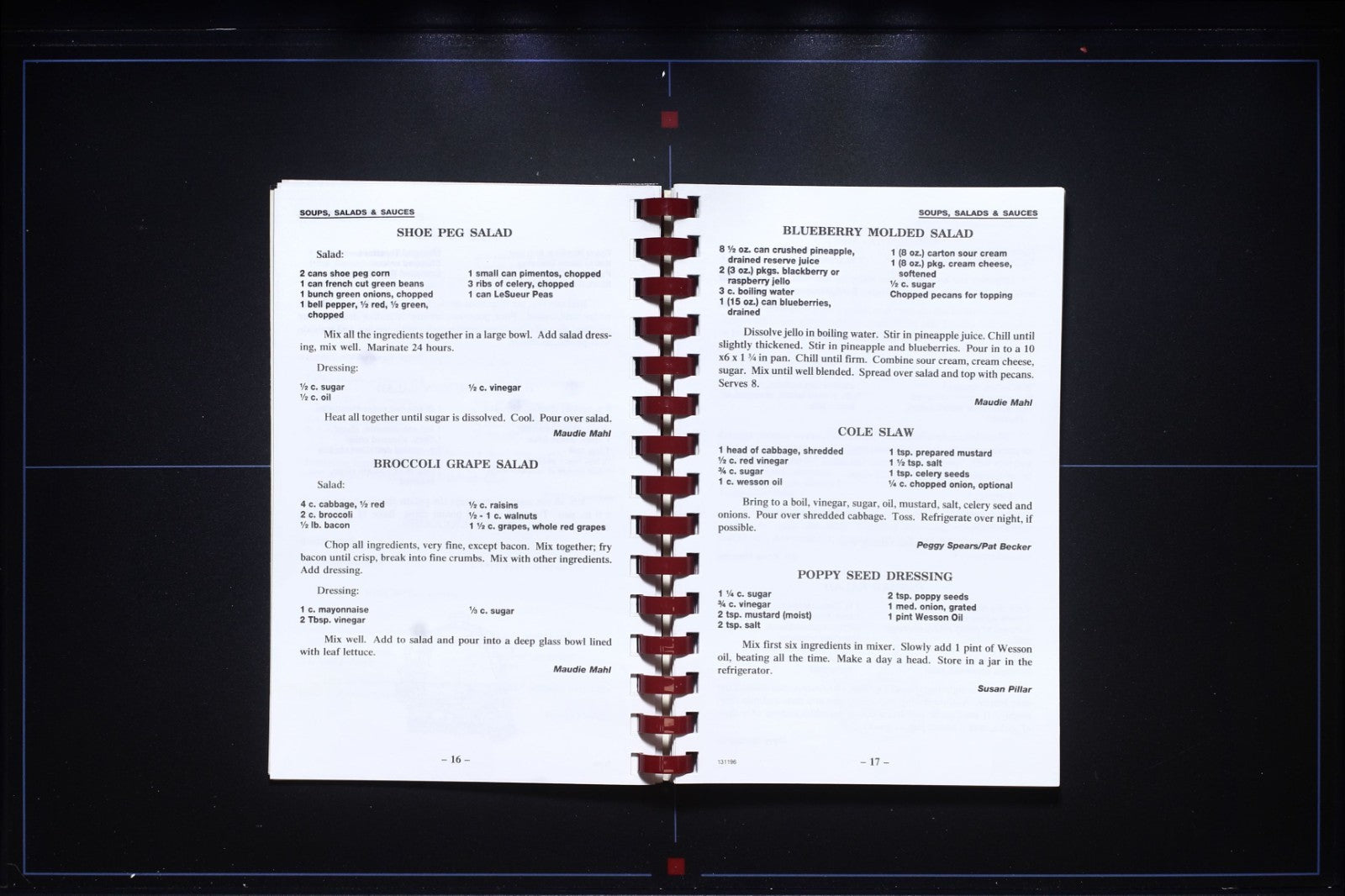 Sacred Heart of Mary Cookbook (1996) - Barling, Arkansas - 