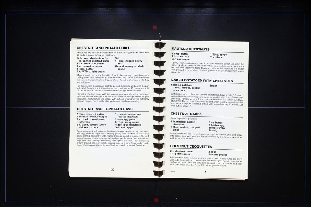 Tasty Chestnut Recipes (1995, 2nd Edition) - Coleman - Vintage Cookbook