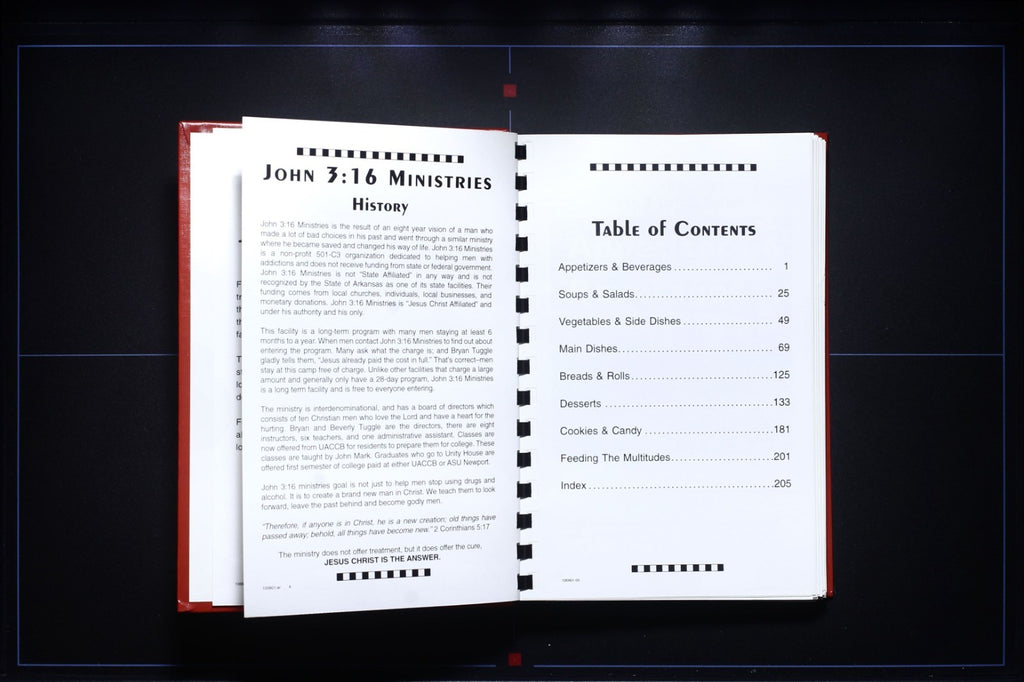 John 3:16 Ministries (2009) Cookbook - Vintage Recipes - Arkansas