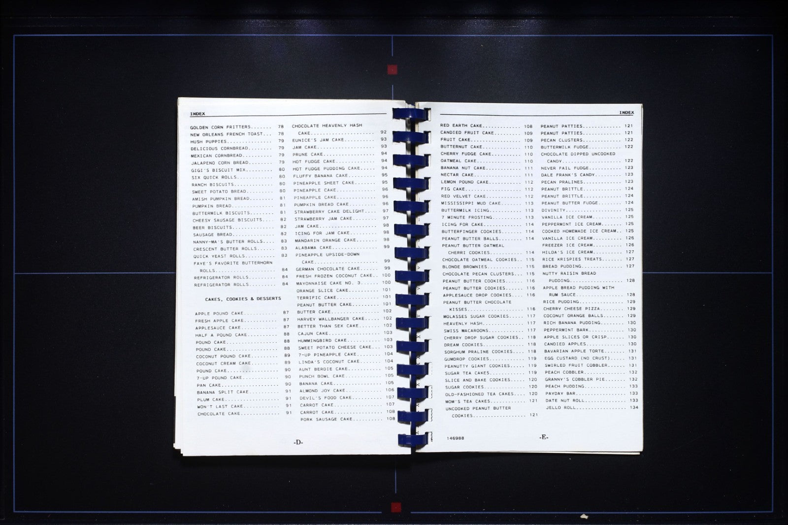 Patmos Community Cookbook - Indiana - Vintage Recipes, Desserts, Meats