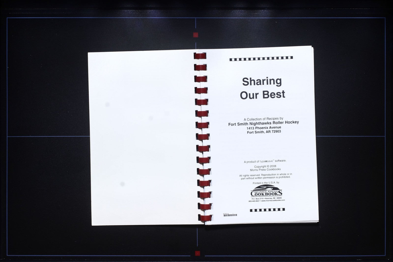 Nighthawks Roller Hockey Cookbook (2008) - Fort Smith, Arkansas Recipes