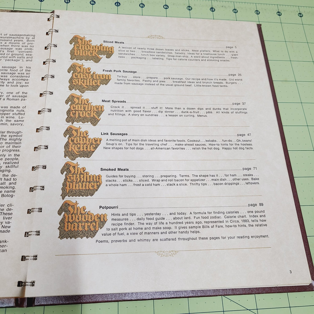 All About Sausage: Oscar Mayer (1973) - Vintage Hardcover Cookbook 