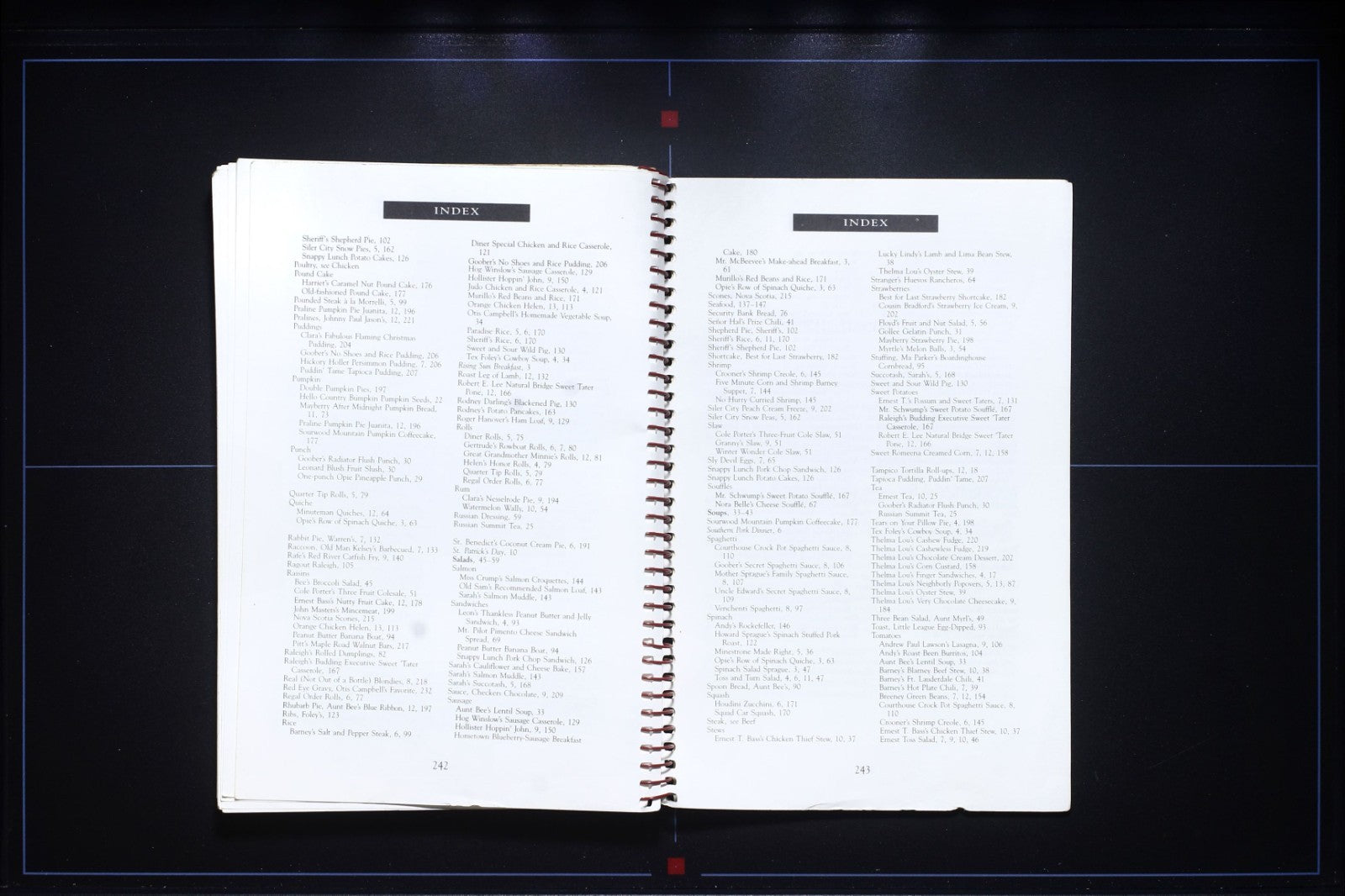 Aunt Bee's Mayberry Cookbook (1991)  - Spiral - Vintage Pop Culture Recipe Book