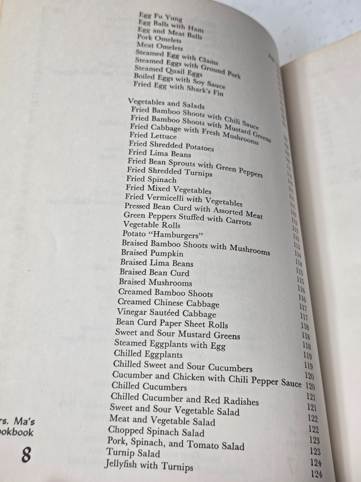 Mrs. Ma's Chinese Cookbook - Nancy Chih Ma - Vintage Hardcover