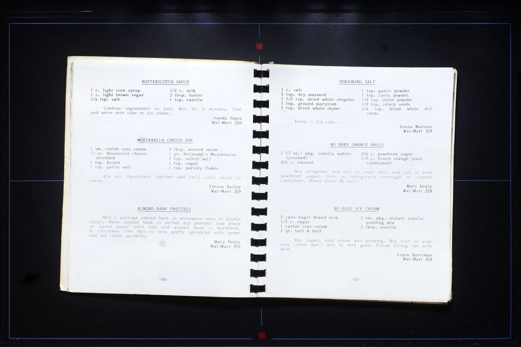 Walmart Fundraising Cookbook - Fayetteville, Arkansas - Vintage Recipes 