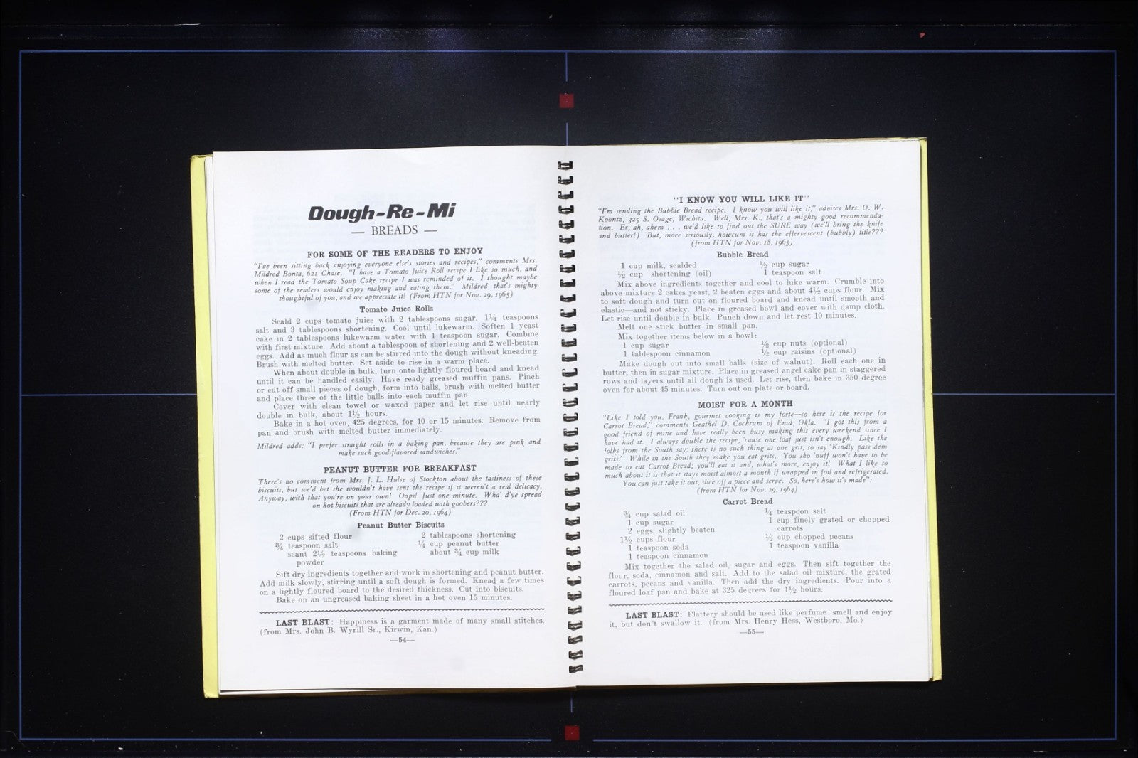 Wichita Home Town News Cookbook (1966) - Vintage Community Recipes