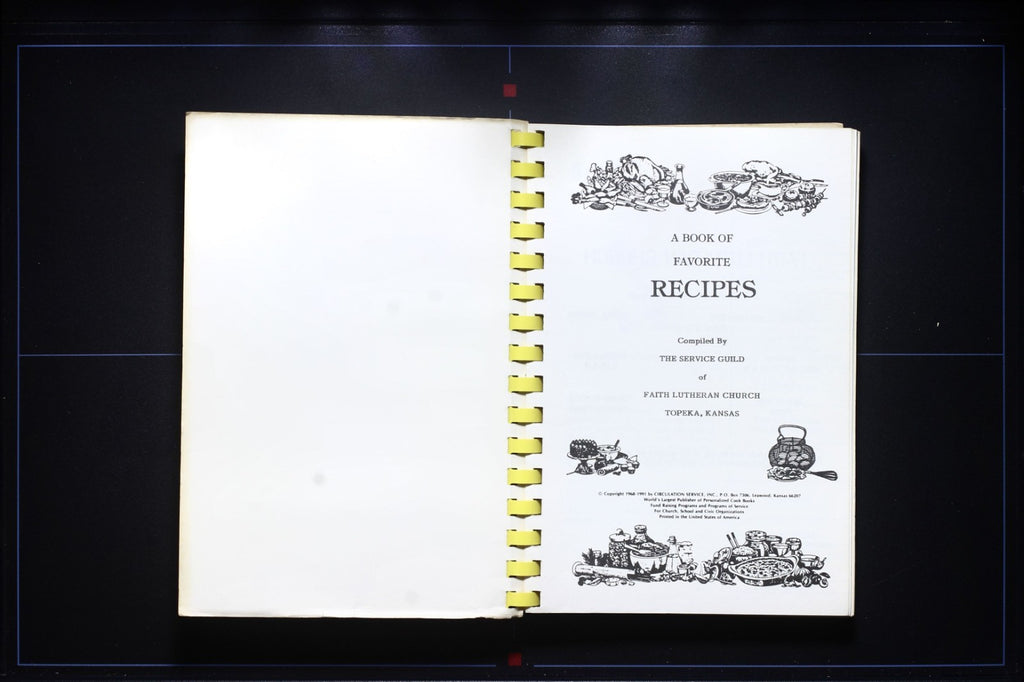 Faith Lutheran Church (1968-1991) - Topeka, Kansas - Community Cookbook