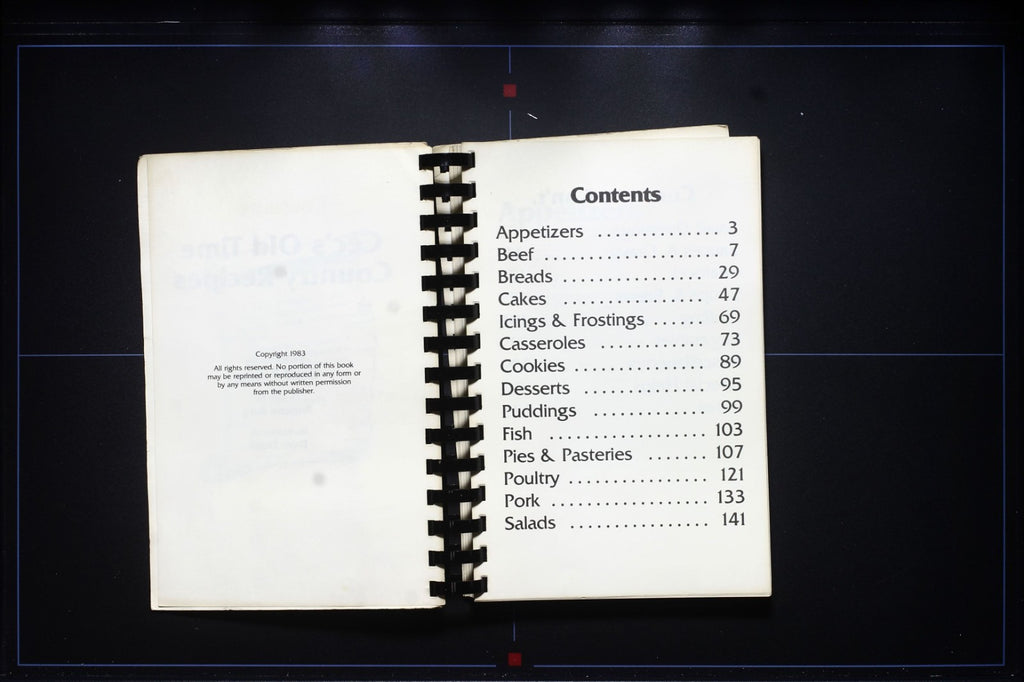 Cec's Old Time Country Recipes Cookbook (1983) - Cecil Young - Vintage Recipes