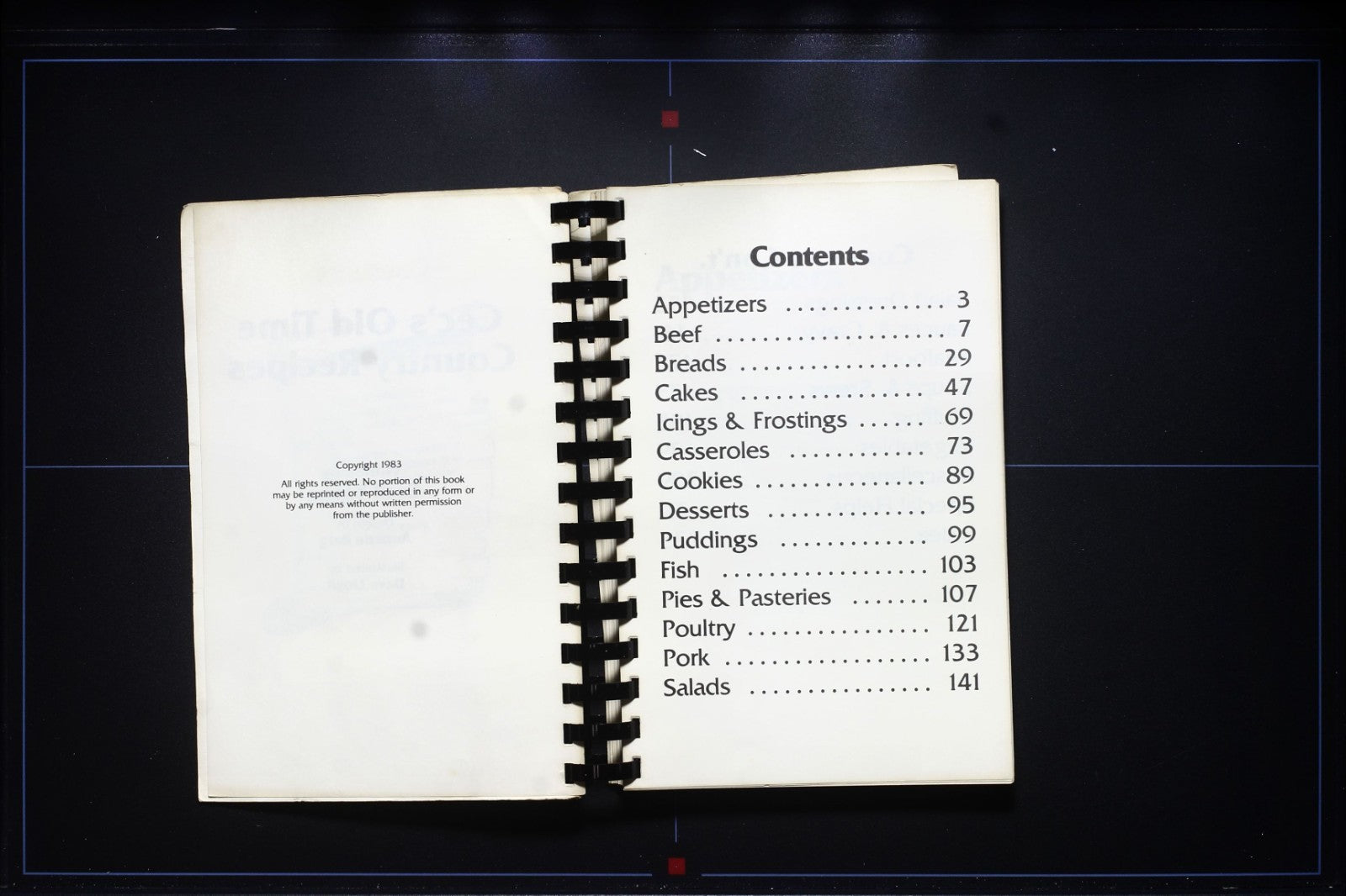 Cec's Old Time Country Recipes Cookbook (1983) - Cecil Young - Vintage Recipes