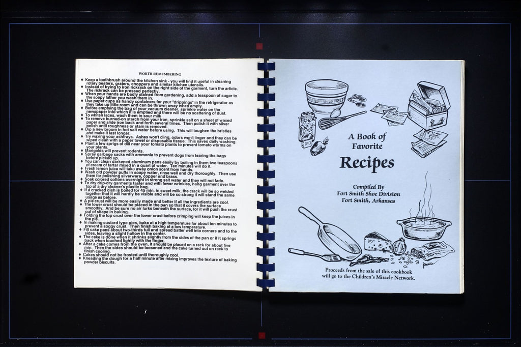 Walmart Shoe Division Cookbook - Arkansas Children's Miracle Network Fundraising