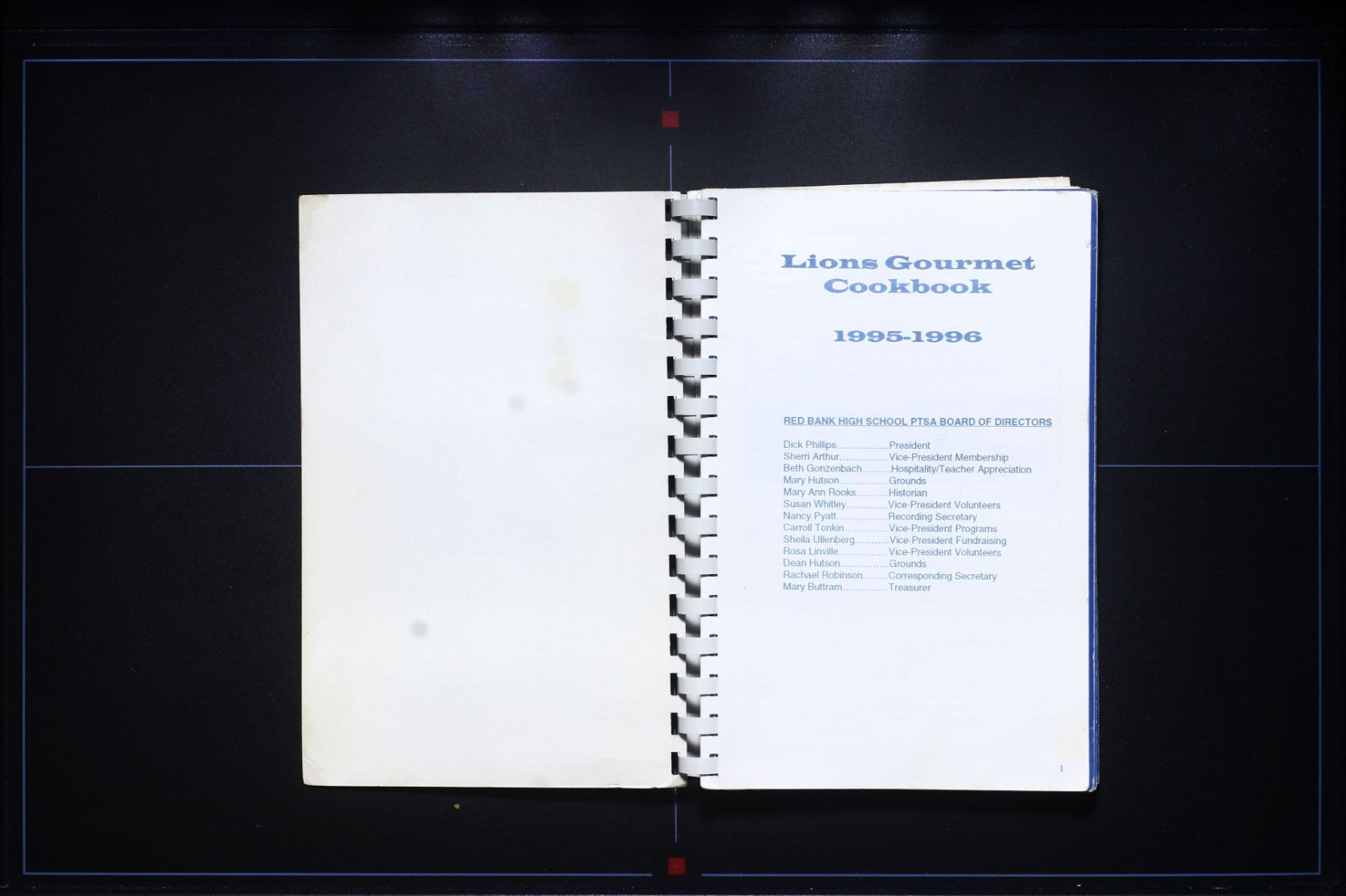 Lions Gourmet Cookbook (1996) - Vintage Recipes - Red Bank High School Tennessee