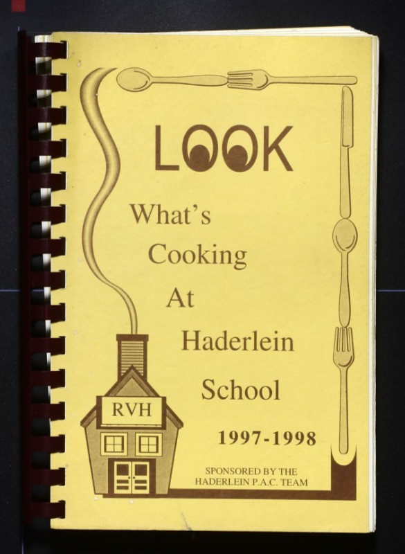 Haderlein School Cookbook (1998) - Vintage Kansas Recipes 