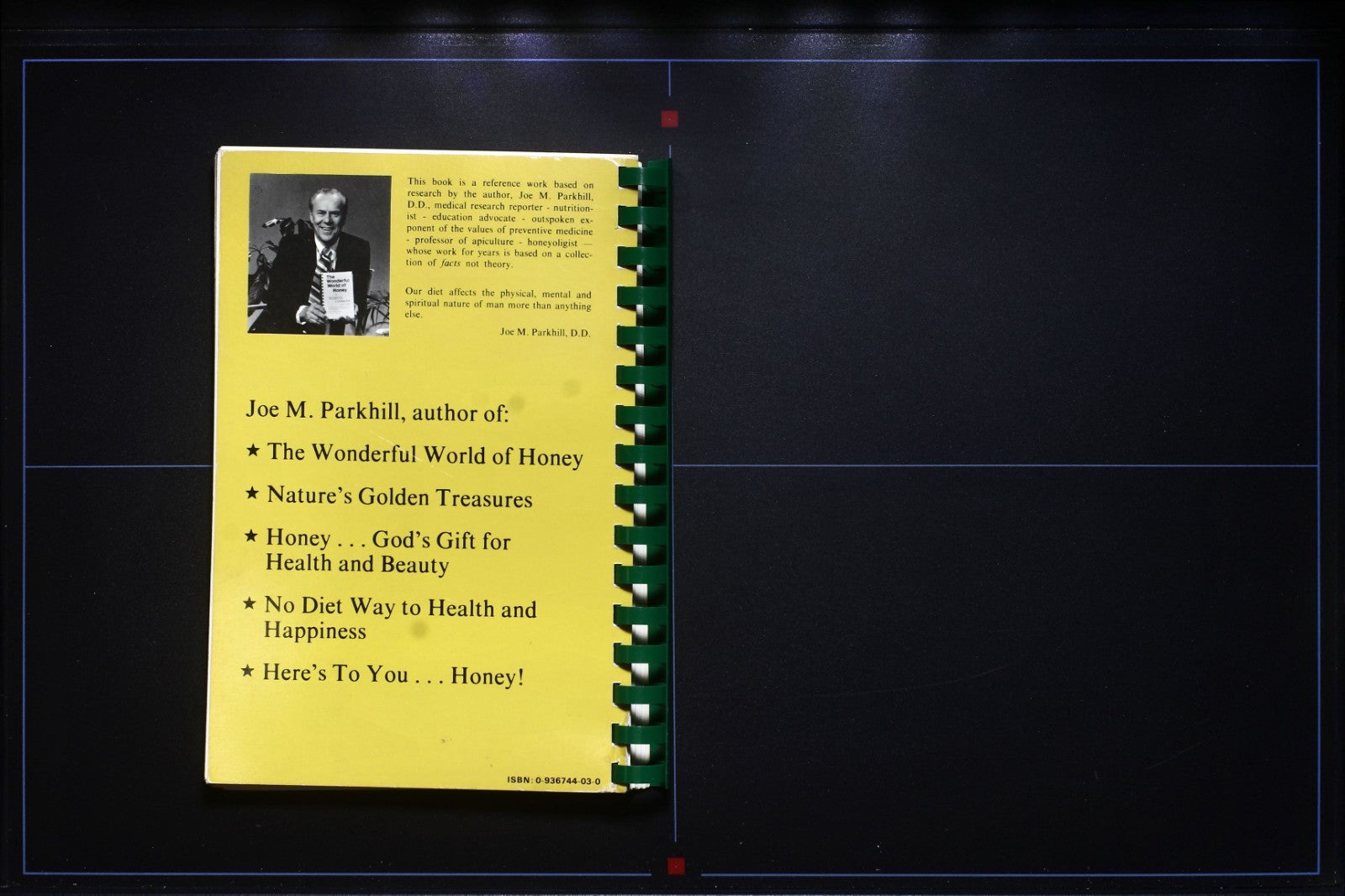 Here's to you, Honey! - Sugarless Cookbook - Joe Parkhill - Vintage Recipes