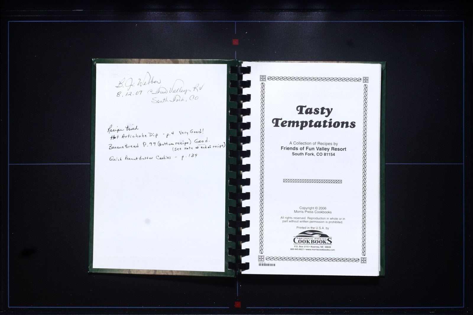 Fun Valley Resort Cookbook (2006) - South Fork, Colorado - Vintage Recipes