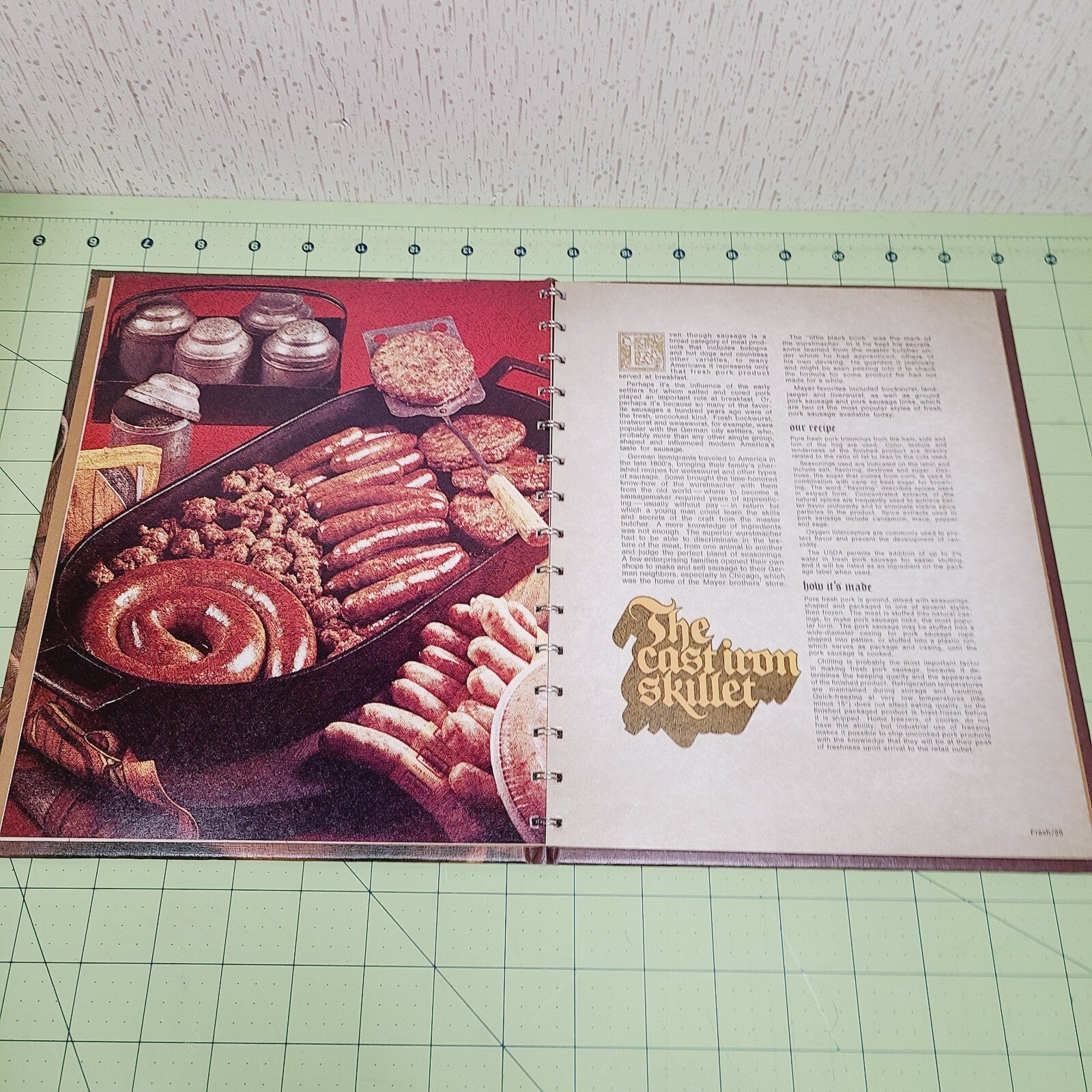 All About Sausage: Oscar Mayer (1973) - Vintage Hardcover Cookbook 