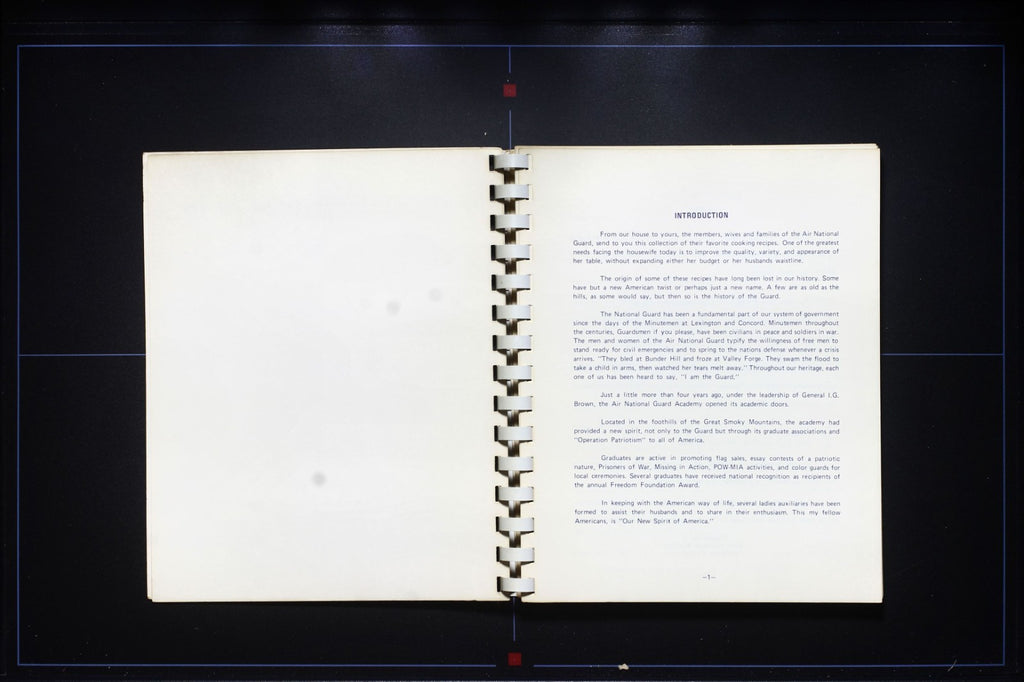 The New Spirit of America Cookbook - Air National Guard  NCO Academy - Recipes