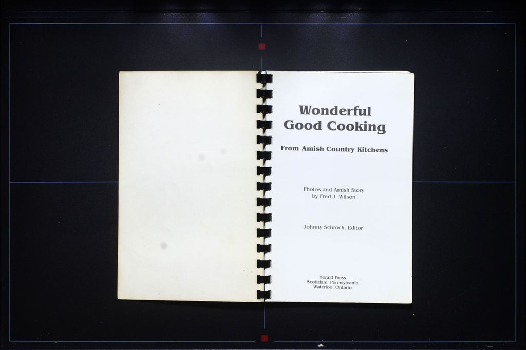Wonderful Good Cooking from Amish Country Kitchens - Vintage Cookbook