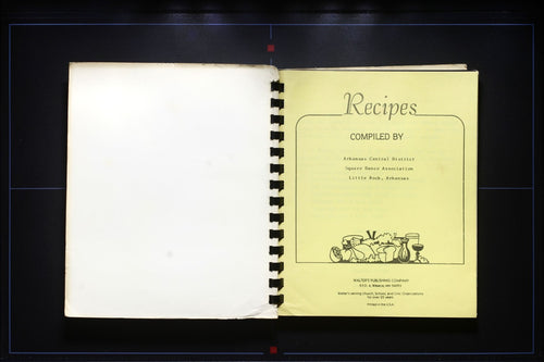 Arkansas Square Dancers - Vintage Cookbook - Little Rock, AR - Southern Recipes