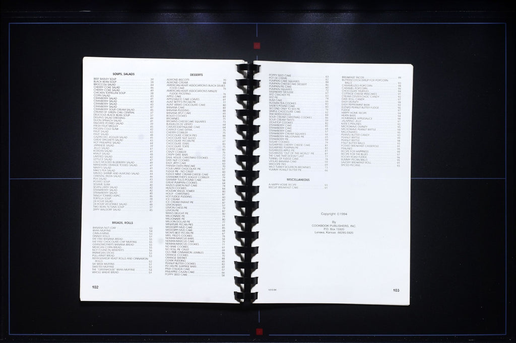 Mansfield Chamber of Commerce (1994) - Texas Recipes - Vintage Cookbook