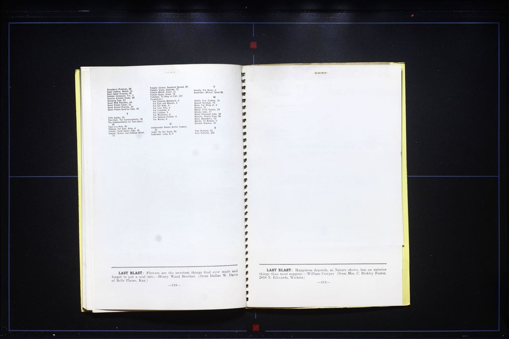 Wichita Home Town News Cookbook (1966) - Vintage Community Recipes