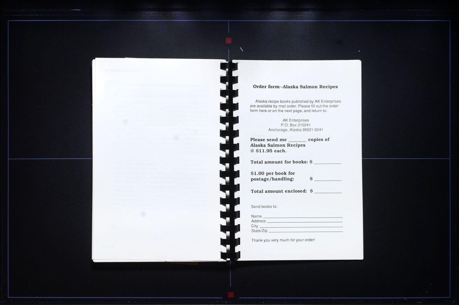 Alaskan Halibut Recipes (1989) - Anchorage, Alaska - Cookbook