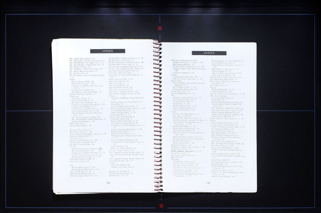 Aunt Bee's Mayberry Cookbook (1991)  - Spiral - Vintage Pop Culture Recipe Book