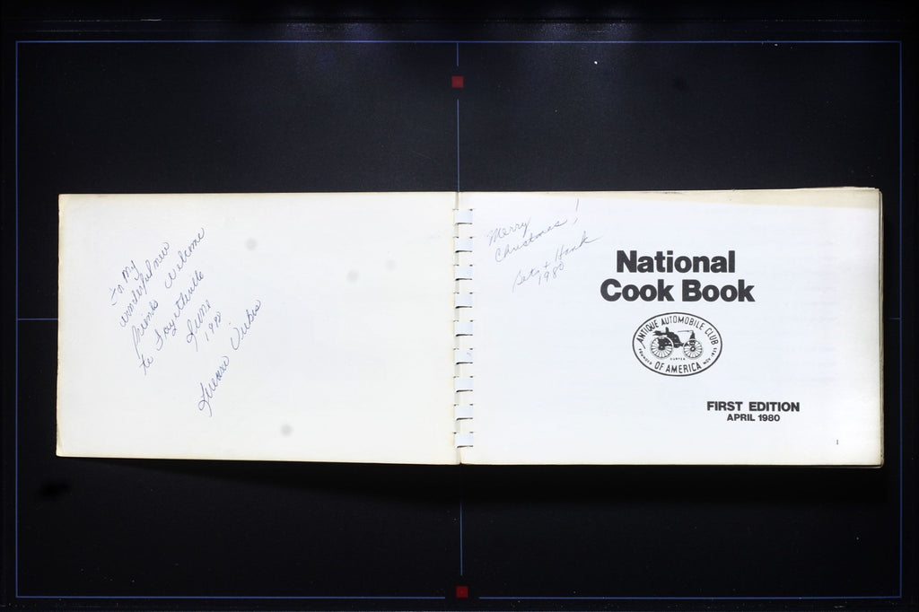 Antique Automobile Club of America Cookbook (1980) - AACA Vintage Recipes 