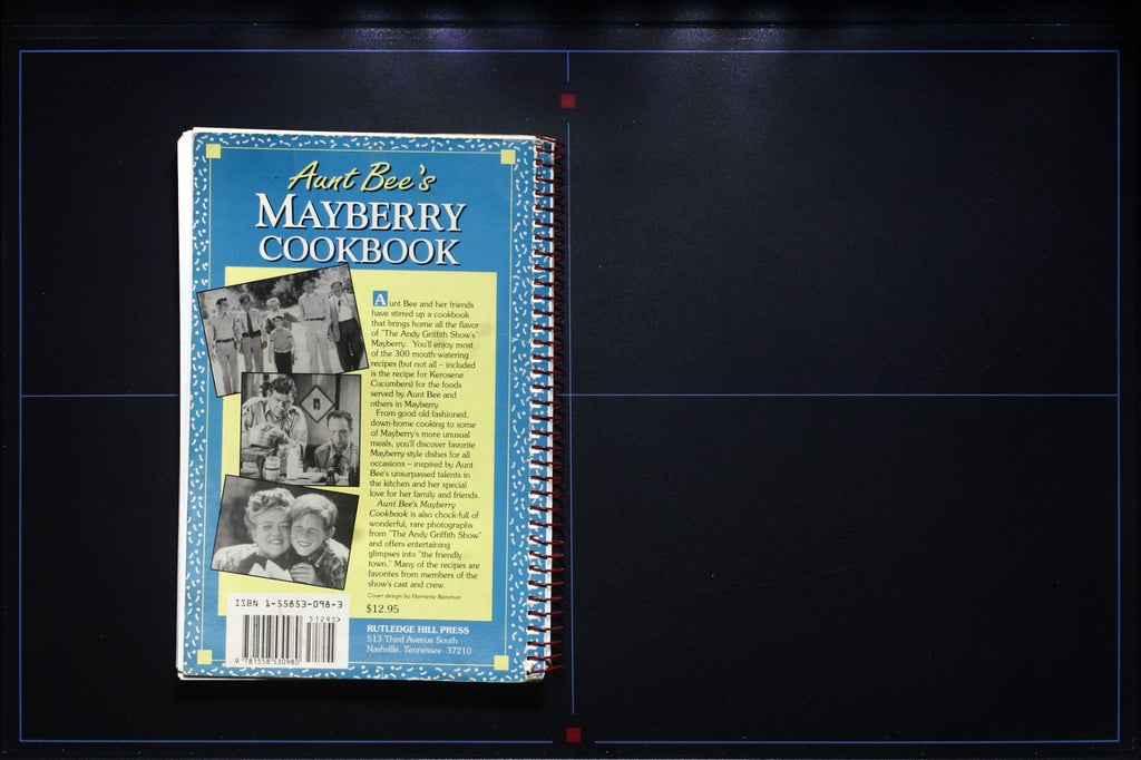 Aunt Bee's Mayberry Cookbook (1991)  - Spiral - Vintage Pop Culture Recipe Book