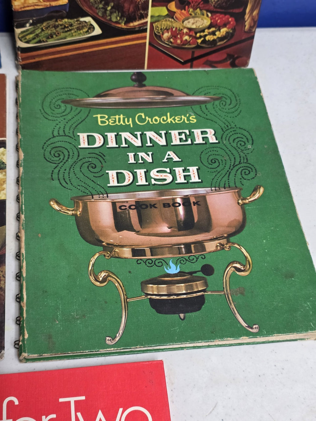 Betty Crocker Set of 5 Cookbooks 1960s Large Spirals - Family Dinners, Hostess